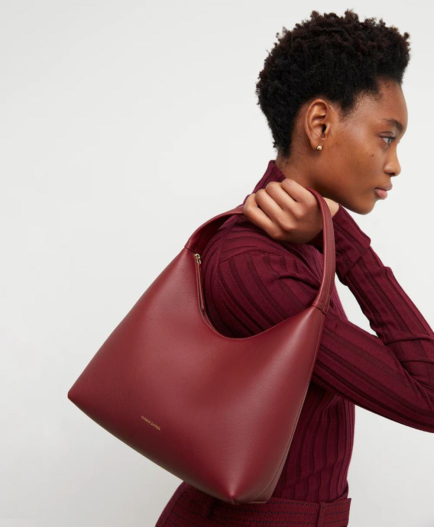 Women's Mansur Gavriel Soft Candy Shoulder Bags Burgundy | AU 8M71VP